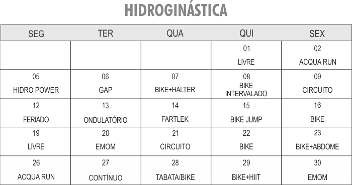 Programação Hidro