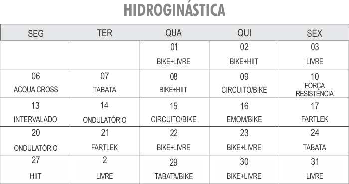 Programação Hidro