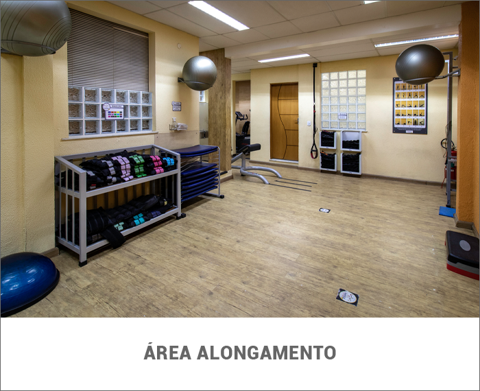Área Alongamento - unidade Club
