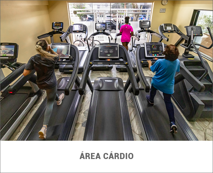 Área Cárdio - unidade Club