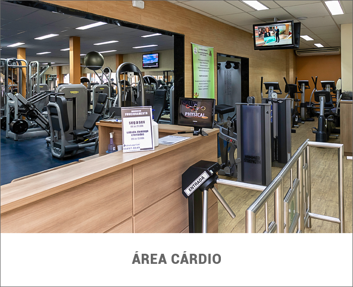 Área Cárdio - unidade Club