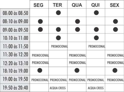 Hidro - unidade Acqua - Academia Physical