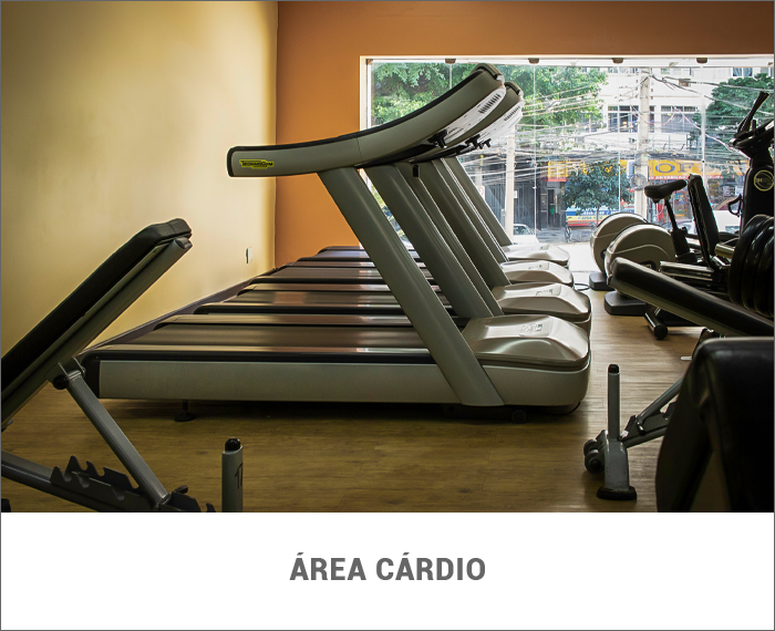 Área cárdio - unidade Acqua