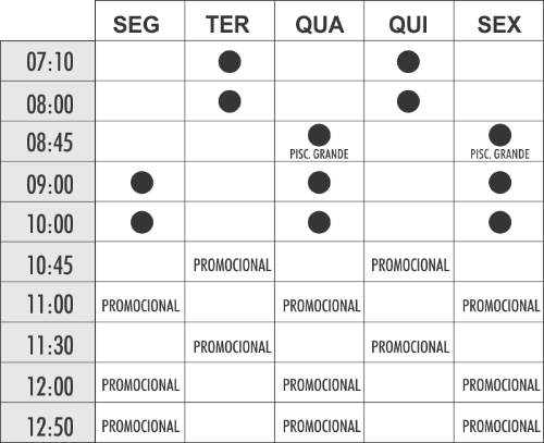 Hidroginástica - unidade Swim - Academia Physical